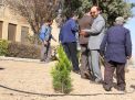 گزارش تصویری از آئیین درختکاری و تقدیر ازهمکاران فضای سبز دانشگاه